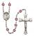 Saint Paula Engravable Rosary with Amethyst Beads