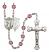 Divine Mercy Rosary with Amethyst Beads