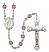 Our Lady the Undoer of Knots Engravable Rosary with Amethyst Beads