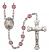 Our Lady of Good Help Engravable Rosary with Amethyst Beads