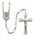 Saint Agatha Engravable Rosary with Crystal Beads