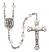 San Antonio Engravable Rosary with Crystal Beads