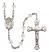 Saint Boniface Engravable Rosary with Crystal Beads