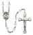 Saint Christopher Engravable Rosary with Crystal Beads