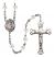 San Francis Engravable Rosary with Crystal Beads