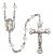 Saint Genevieve Engravable Rosary with Crystal Beads