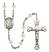 Saint James the Greater Engravable Rosary with Crystal Beads