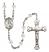 Saint Joan of Arc Engravable Rosary with Crystal Beads