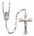 Saint John the Baptist Engravable Rosary with Crystal Beads