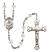 Saint Lawrence Engravable Rosary with Crystal Beads