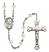 Saint Mary Magdalene Engravable Rosary with Crystal Beads