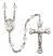 Saint Matthew the Apostle Engravable Rosary with Crystal Beads