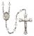 Saint Philomena Engravable Rosary with Crystal Beads