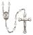 Saint Timothy Engravable Rosary with Crystal Beads