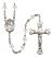 Saint Leo the Great Engravable Rosary with Crystal Beads