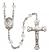 Saint Bridget of Sweden Engravable Rosary with Crystal Beads