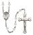 Saint Stanislaus Engravable Rosary with Crystal Beads