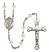 Saint Martin of Tours Engravable Rosary with Crystal Beads