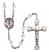 Virgen del Fatima Engravable Rosary with Crystal Beads