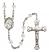 Saint Maria Goretti Engravable Rosary with Crystal Beads