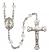 Saint Anastasia Engravable Rosary with Crystal Beads