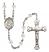 Saint Alexandra Engravable Rosary with Crystal Beads