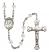 Saint Ignatius of Loyola Engravable Rosary with Crystal Beads