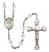 Saint Gertrude of Nivelles Engravable Rosary with Crystal Beads