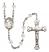 Saint Joseph the Worker Engravable Rosary with Crystal Beads