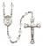 Saint Lillian Engravable Rosary with Crystal Beads