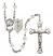 Saint John Paul II Rosary with Crystal Beads