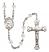 Saint Julia Billiart Engravable Rosary with Crystal Beads