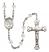 Saint Sharbel Engravable Rosary with Crystal Beads