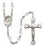 Our Lady of Good Counsel Engravable Rosary with Crystal Beads