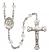 Saint Lidwina of Schiedam Engravable Rosary with Crystal Beads