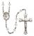 Saint Margaret of Cortona Engravable Rosary with Crystal Beads