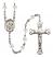 Saint Meinrad of Einsiedeln Engravable Rosary with Crystal Beads