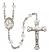 Saint Finnian of Clonard Engravable Rosary with Crystal Beads