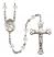 Saint Olivia Engravable Rosary with Crystal Beads