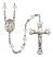 Saint Anthony of Egypt Engravable Rosary with Crystal Beads