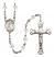 Saint Columbanus Engravable Rosary with Crystal Beads