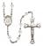 Saint Joseph Freinademetz Engravable Rosary with Crystal Beads