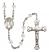 Saint Thomas A Becket Engravable Rosary with Crystal Beads