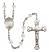 Our Lady of Tears Engravable Rosary with Crystal Beads