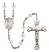 Saint Adrian of Nicomedia Engravable Rosary with Crystal Beads