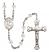 Saint Dunstan Engravable Rosary with Crystal Beads