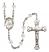 Saint Josemaria Escriva Engravable Rosary with Crystal Beads