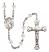 Saint Fina Engravable Rosary with Crystal Beads