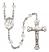 Saint Kieran Engravable Rosary with Crystal Beads