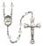 Blessed Miguel Pro Engravable Rosary with Crystal Beads